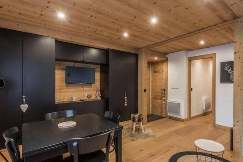 Charmant T2 Megeve, 10 Min A Pied Du Centre Exterior foto